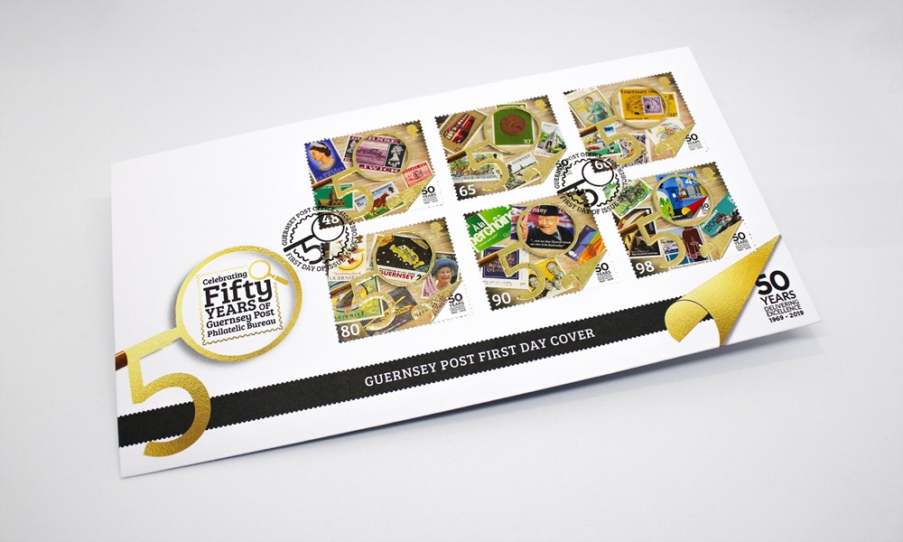 Guernsey Post 50th Anniversary Stamps